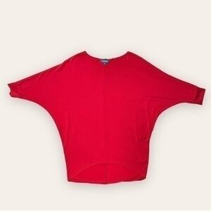 ModCloth Red Dolman Sleeve Top Size XS
